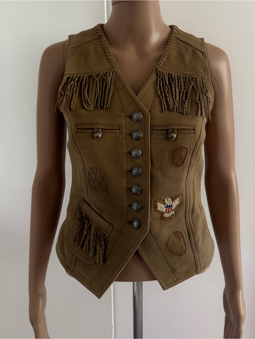 Double D Ranch Fringed Suede Vest